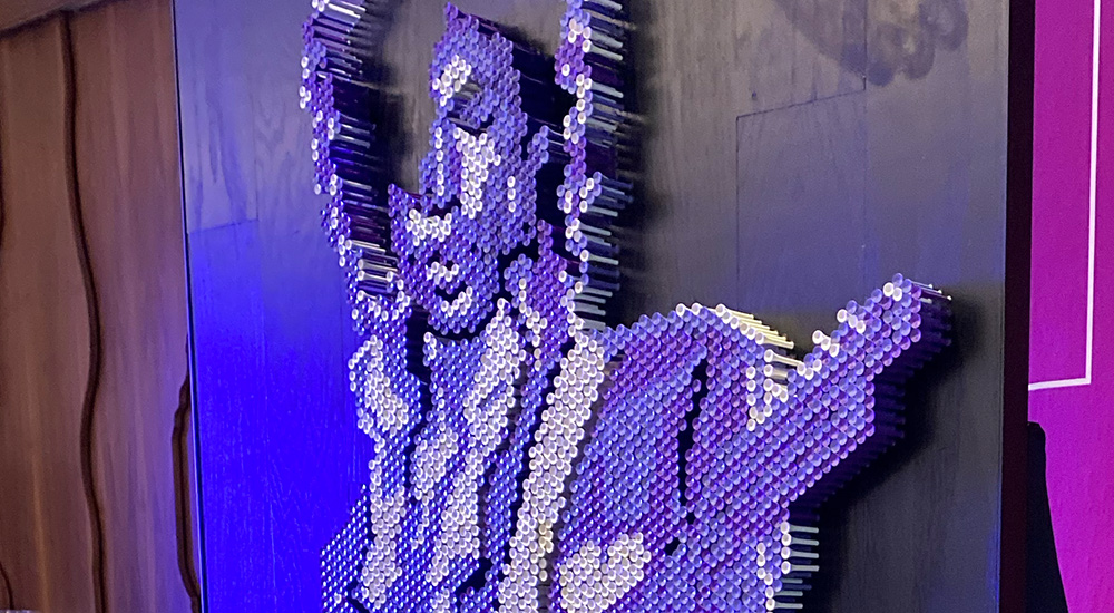 Prince purple display