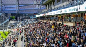 Bell Bank Stadium view of event with people