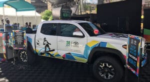 X-Games custom branded pick up truck